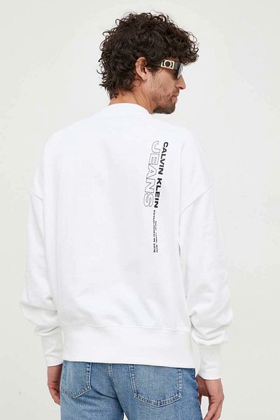 Calvin Klein Jeans Men's blouse CKJ J30J323750 White M INTL