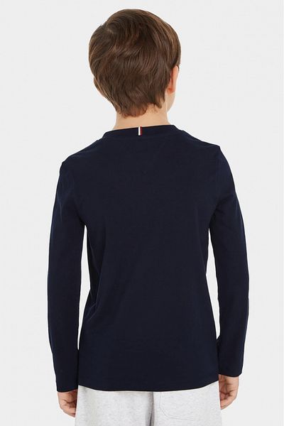 Tommy Hilfiger Bluza copii Tommy Hilfiger KB0KB08627 Bleumarin 104 CM