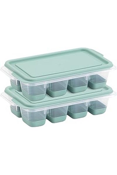 Mu Art 2-Piece Mini Covered Silicone Ice Box