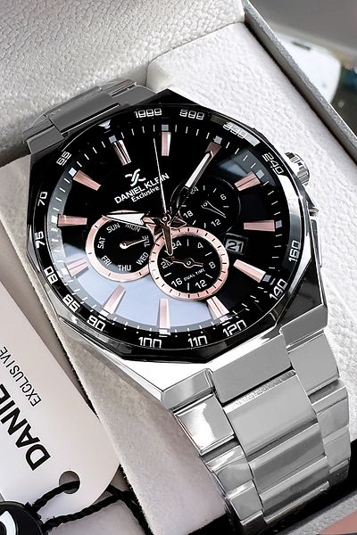 Daniel Klein Men's Wrist Watch and Bracelet Gift Dfndkh4338