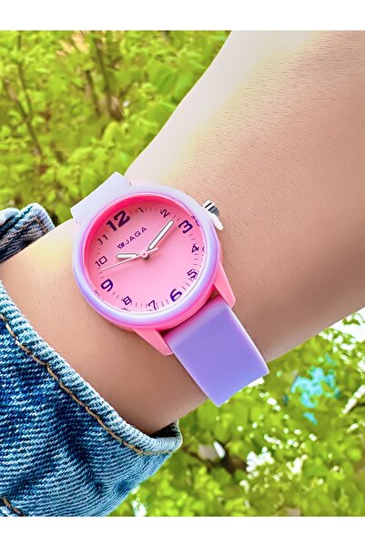 Jaga 10 ATM SU GEÇİRMEZ SİLİKON KORDON ÇOCUK KOL SAATİ (DENİZDE VE HAVUZDA KULLANIMA UYGUN)