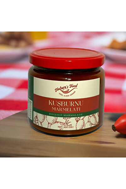 NATURES FOOD Kuşburnu Marmelatı Şekersiz 400gre