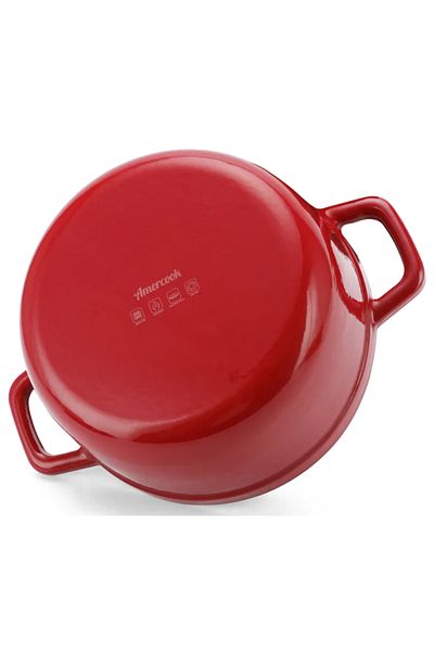 Amercook Amercook Sol cast iron pot with lid
