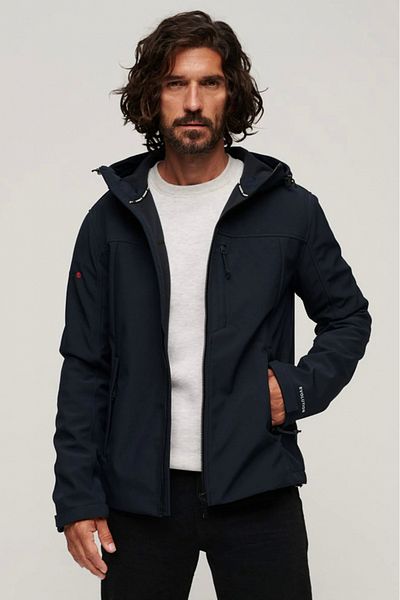 SUPERDRY Geaca barbati Superdry Soft Shell M5011824A Bleumarin S INTL