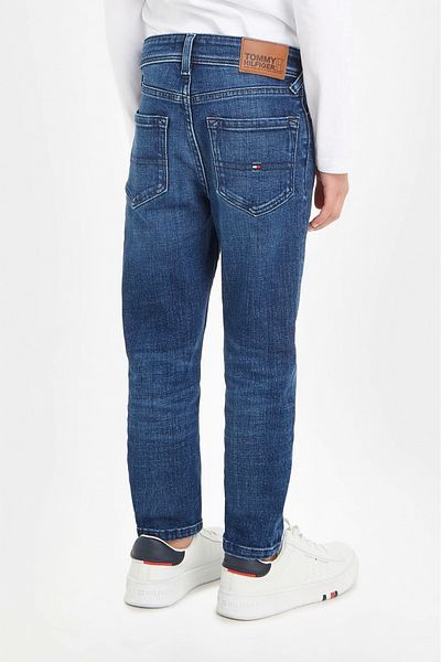 Tommy Hilfiger Blugi Tommy Hilfiger slim fit KB0KB08459 Albastru 176 CM