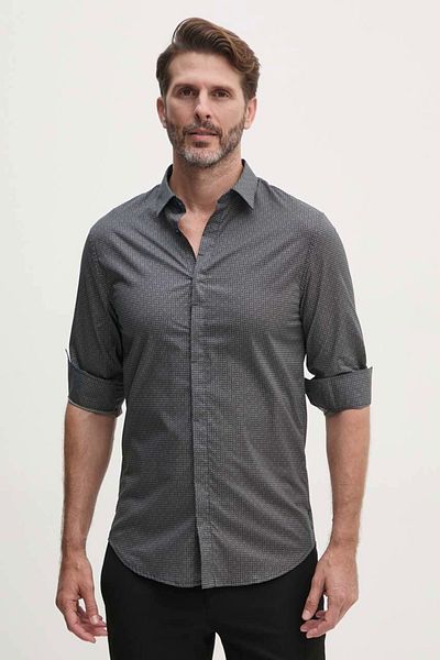 Armani Exchange Camasa barbati AE 6DZC25 Gri M INTL