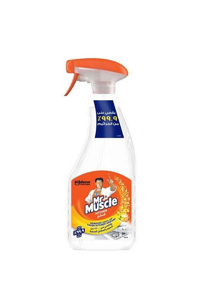 Mr. Muscle Kitchen Trigger Spray Cleaner Lemon Scent 500ml