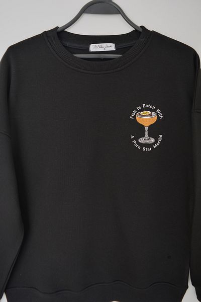 EldenStitch Hanorac oversize unisex brodat P. Star Martini