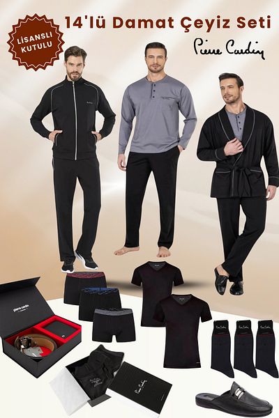 Pierre Cardin 14-Piece Groom Dowry Set - Licensed, Boxed