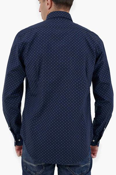La Martina Camasa La Martina regular fit cu logo Floral ZMC020 Bleumarin XL INTL