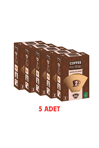 Universal Coffee Filters Filtre Kahve Kağıdı No:2 80'li X 5 Paket