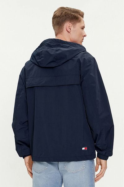 Tommy Jeans Jacheta barbati Tommy Jeans cu gluga si logo Albastru XL INTL