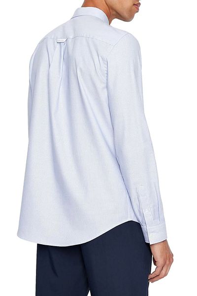 Armani Exchange Camasa AE cu maneca lunga 3LZC28 Albastru 2XL INTL