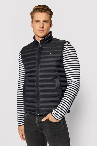 Tommy Hilfiger Tommy Hilfiger Core Men's Vest MW0MW12719 Black M INTL