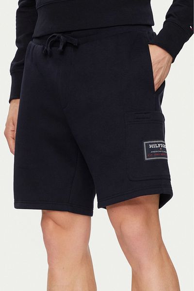 Tommy Hilfiger Pantaloni scurti Tommy Hilfiger Flag Logo Badge MW0MW36145 Negru S INTL