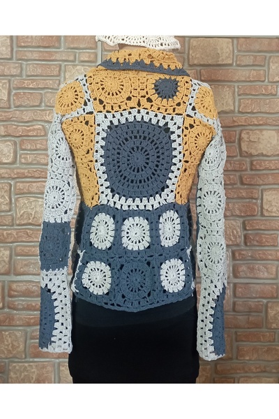 El örgüsü Yadicrochetorgu Hand knitted jacket