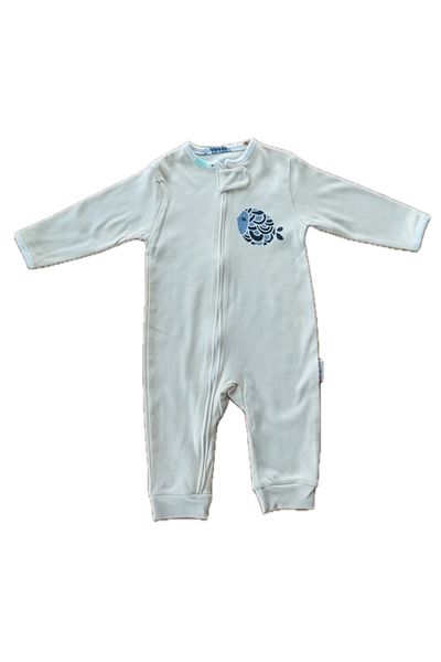 Mıdırık Zippered Fish Patterned Jumpsuit