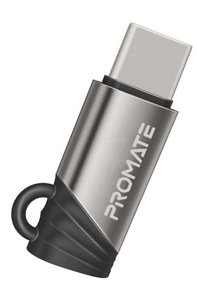 Promate محول Lightning إلى USB-C مع توصيل طاقة 27 واط، Link-Ci رمادي