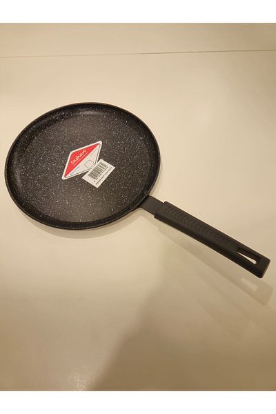 TAŞHAN Cast Crepe and Omelette Pan Black Granite No: 26cm