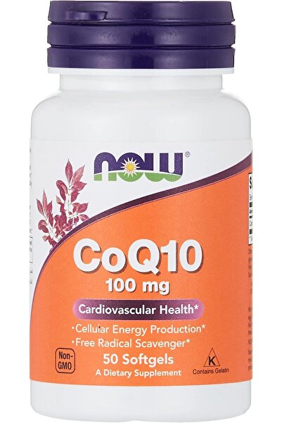 Now Foods Coq10 Vitamin, 100 Mg 50 Softgels