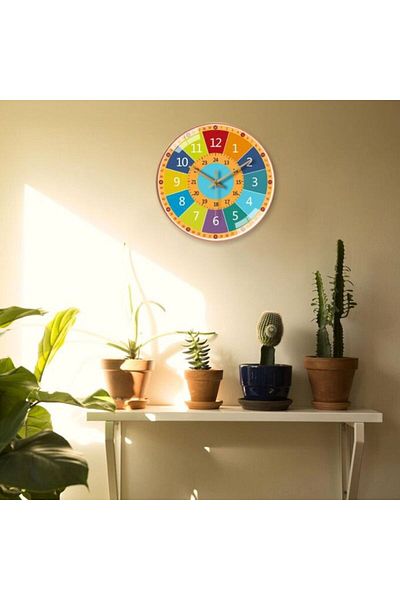 OEM Slices children's wall clock, 30 cm