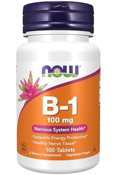 Now Foods Vitamin B-1, 100 Mg Tablets