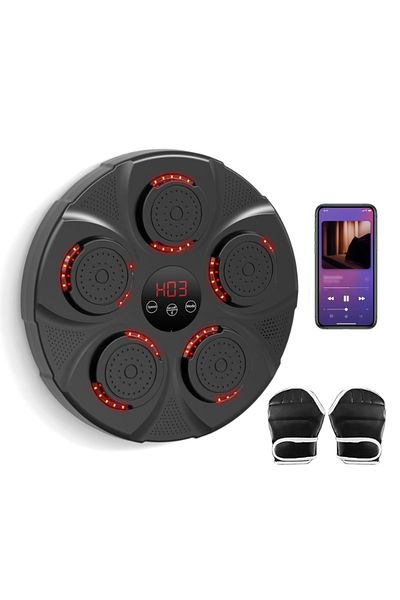 OEM Aparat de box, inteligent, cu muzică și lumină LED, încărcare USB, 40 x 40 cm, conexiune bluetooth