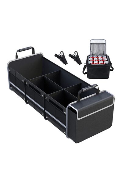 OEM Organizator potbagaj, Carry more, Panza Oxford impermeabila, negru