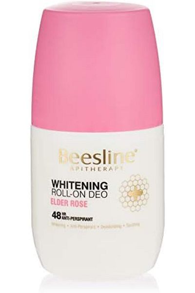 Beesline Deodorant Roll-On Elder Rose Scent Skin Whitening, Unisex, 50 ml