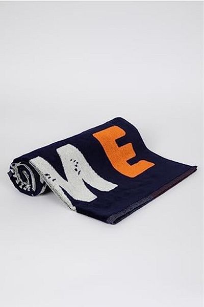 STOREMAX Mu-Artshop Men's Men's Cotton Beach Towel, Navy Blue, Standard Tnca 871301