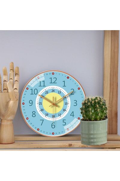 OEM Ceas de perete pentru copii, Happy Time, 30 cm