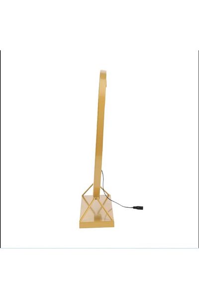 OEM Makeup mirror with stand, Mindblower, Golden Glam LED, round, gold, 50x70 cm