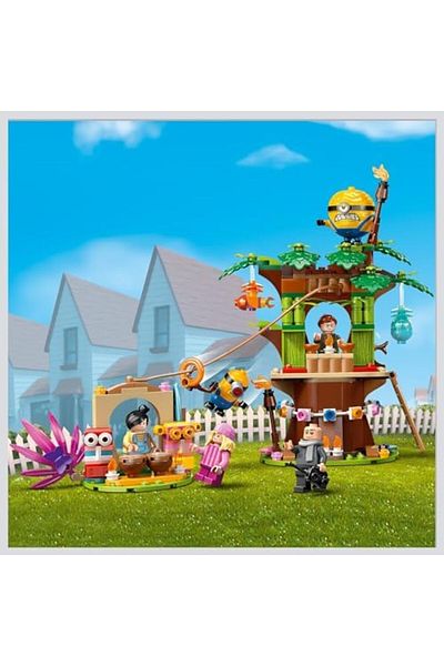 STOREMAX Jvnnastore Despicable Me 4 Minions and Gru's Family Lodge 75583 Children 8 Years and over Inside