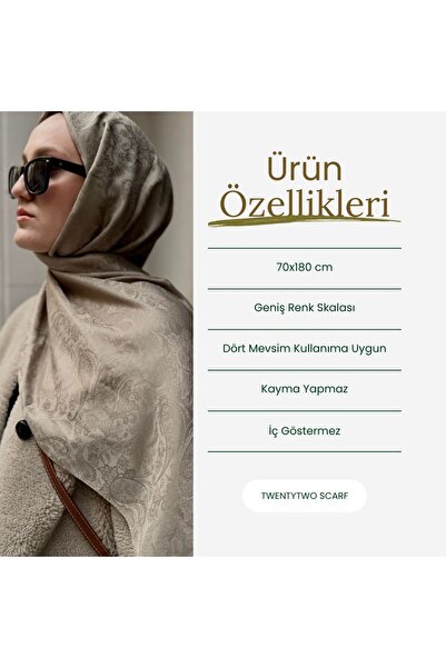 Twentytwo scarf Günlük Şal| Kaz Ayağı Desenli Şal| Desenli Şal| Jakarlı Şal| Desenli Jakarlı Şal| Pamuklu Şal