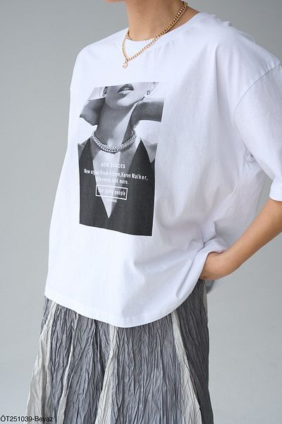 Bengi Clothing Μπλουζάκι με κοντό μανίκι με στάμπα