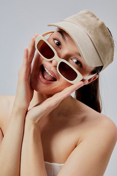 derikem Women's Basic Velcro Adjustable Tennis Visor Golf Cap Sunscreen Visor