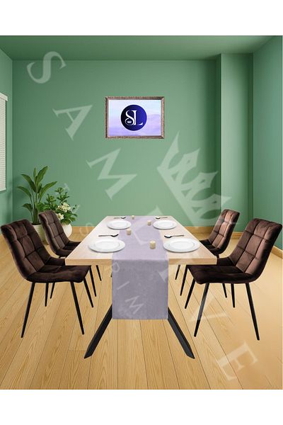 SamLive Velvet Runner Tablecloth Strip - Luxury and Elegant Design