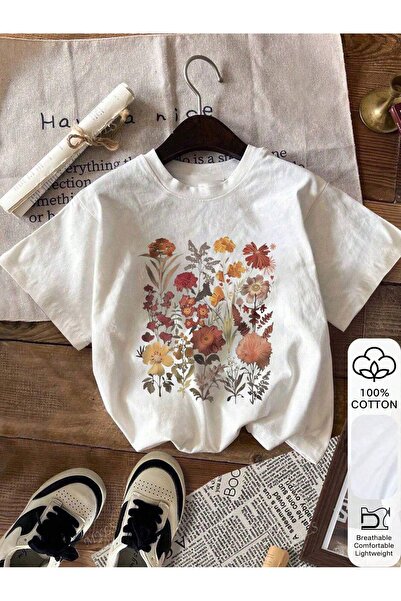 Jose Clothing تي شيرت مطبوع بأكمام قصيرة وقصة كبيرة الحجم