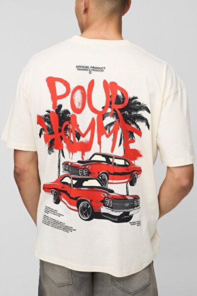 Bengi Clothing تي شيرت مطبوع بأكمام قصيرة وقصة كبيرة الحجم