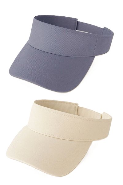 derikem Vizor de tenis reglabil cu velcro de bază pentru femei, șapcă de golf, vizor de protecție solară