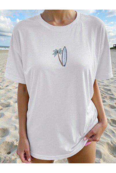 Jose Clothing Tricou imprimat cu mânecă scurtă cu croială supradimensionată