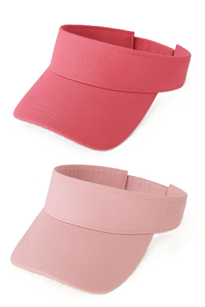 derikem Vizor de tenis reglabil cu velcro de bază pentru femei, șapcă de golf, vizor de protecție solară