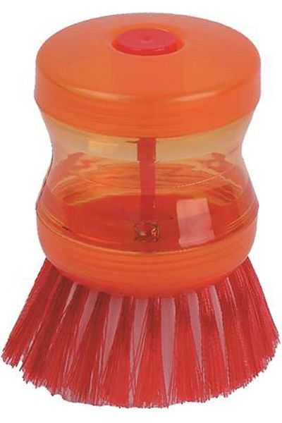 STOREMAX Ntwork Bowl Dish Brush, Red, Bowl, Kitchen Cleaning Brush (Red) Ar