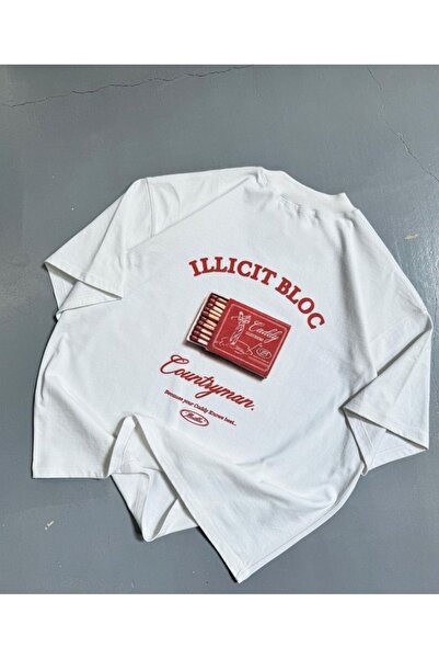 Jose Clothing Tricou imprimat cu mânecă scurtă cu croială supradimensionată