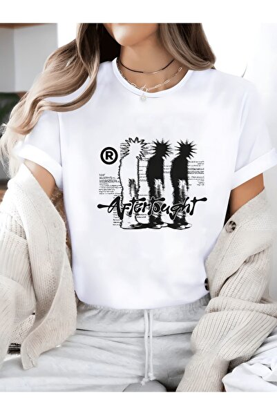 Bengi Clothing تي شيرت مطبوع بأكمام قصيرة وقصة كبيرة الحجم