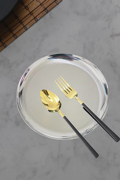 Yaren Style 6 Pcs Mini Silver Color Stainless Steel |   Dessert, Treat Cookie Plate 12cm
