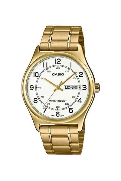 Casio Casio Men's Stainless Steel Analog Watch with White Dial – MTP-V006G-7BUDF