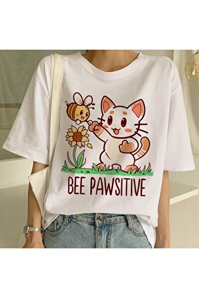 Jose Clothing Tricou imprimat cu mânecă scurtă cu croială supradimensionată