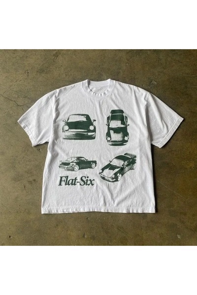 Bengi Clothing تي شيرت مطبوع بأكمام قصيرة وقصة كبيرة الحجم