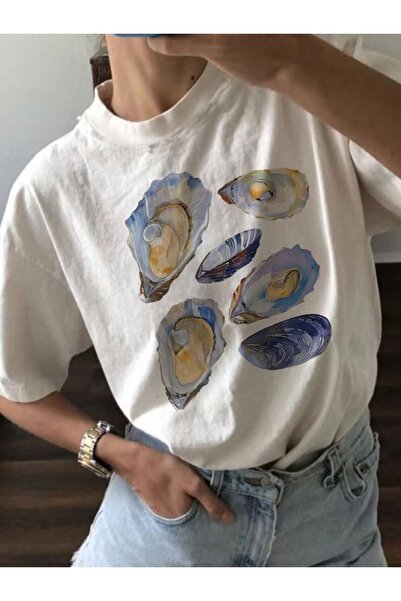 Jose Clothing Tricou imprimat cu mânecă scurtă cu croială supradimensionată